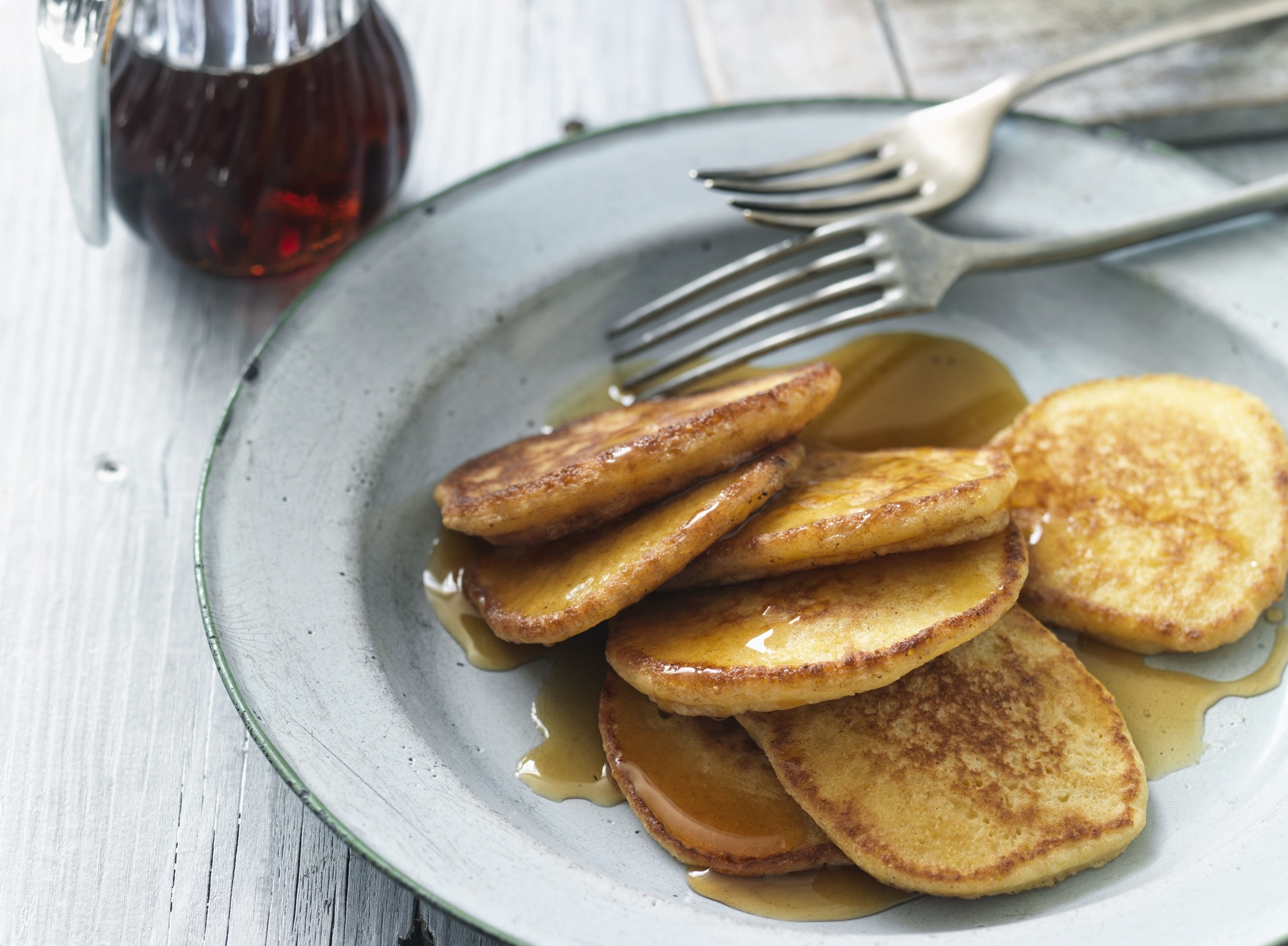 Sweet And Savory Cornmeal Pancakes Recipe Food Republic