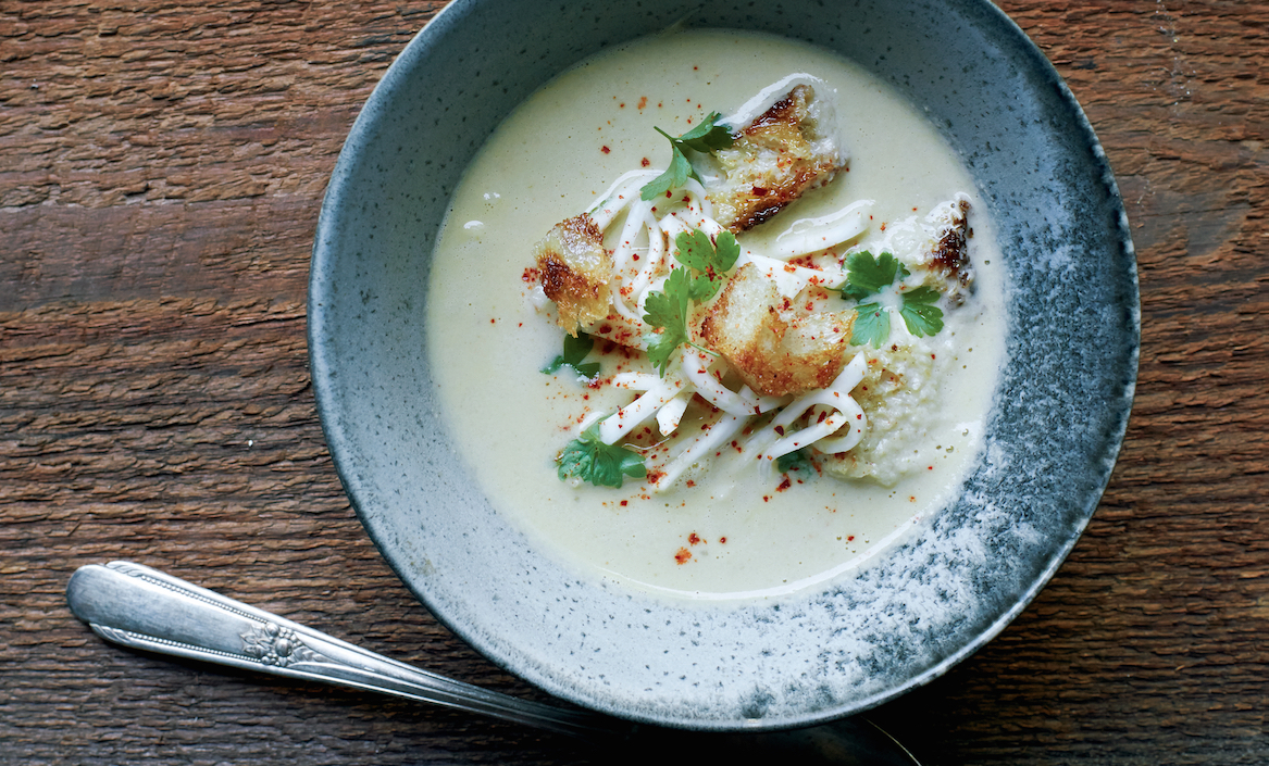 Sexy Spoonfuls Blue Crab Velouté With Celery Root Food Republic