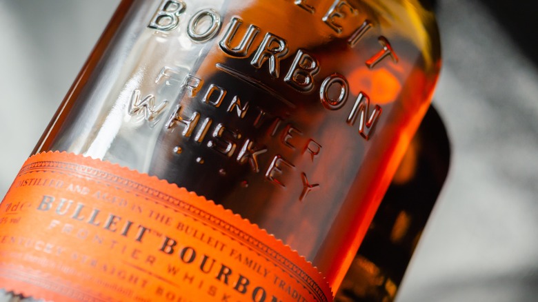 Bulleit Bourbon bottle