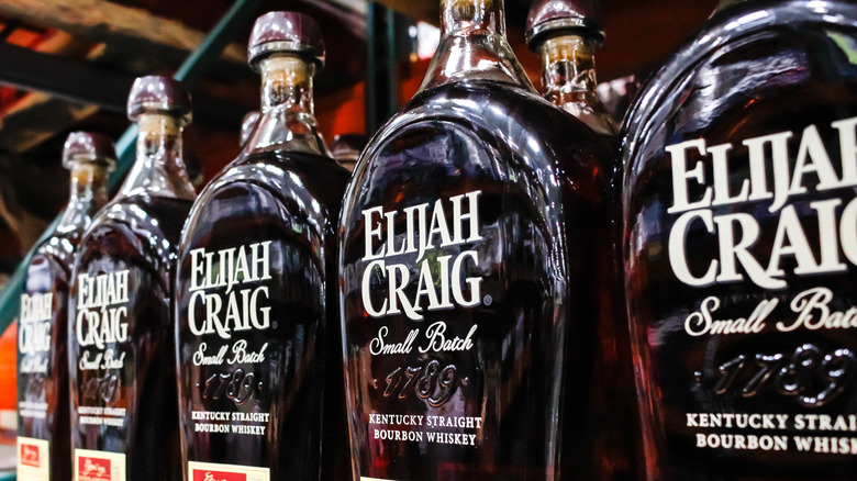 Elijah Craig Small Batch bottles