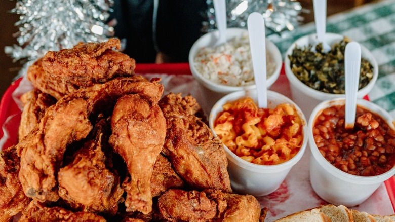 pile of fried chicken