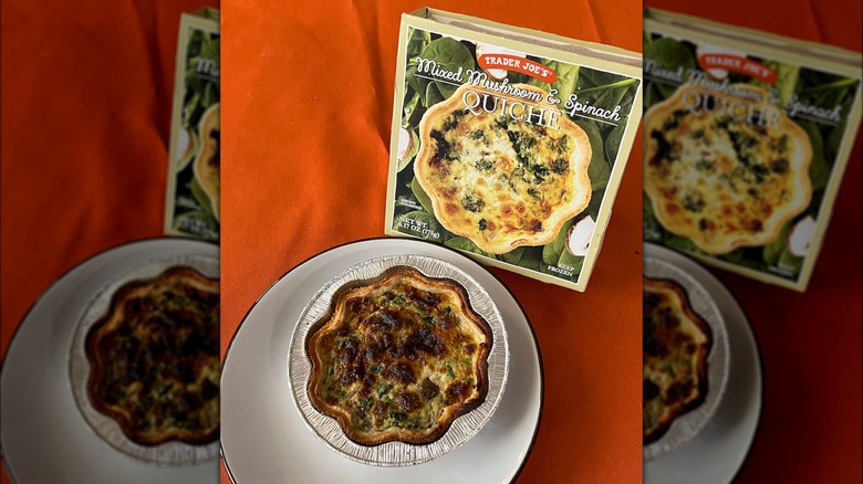 mixed Mushroom & Spinach Quiche