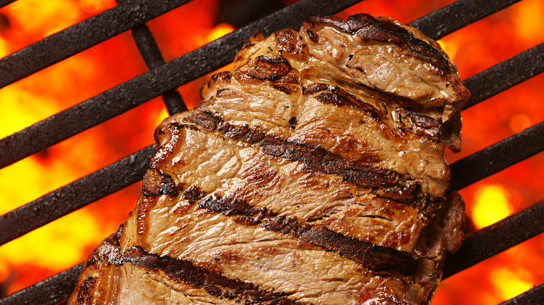 steak with sear marks