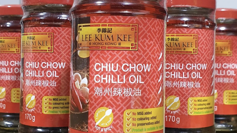 Jars of Lee Kum Kee Chilli Oil