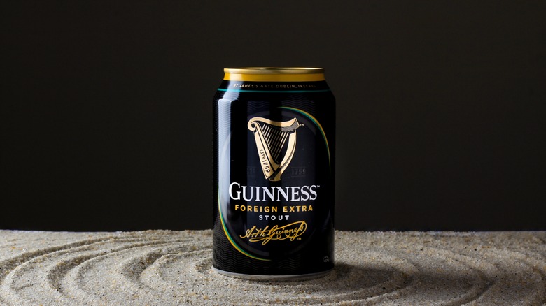 Can of Guinness Foreign Extra Stout