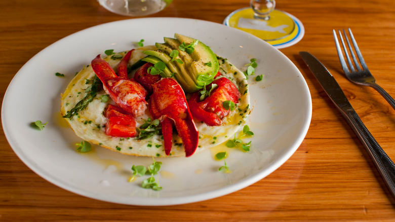 lobster and avocado frittata