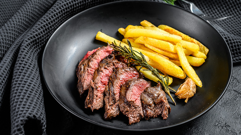 Steak strips and fries