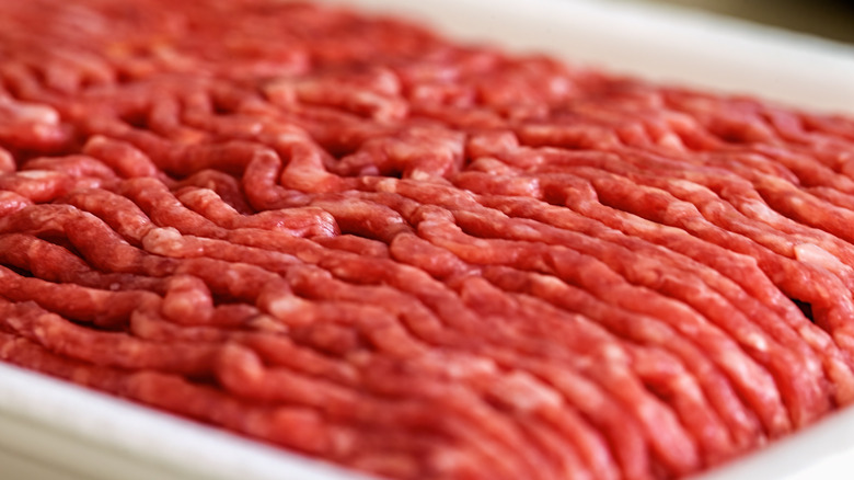 Ground Beef closeup