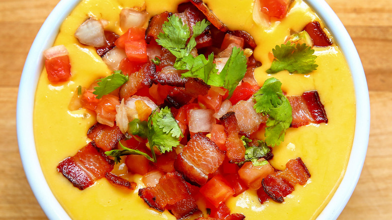 queso with bacon