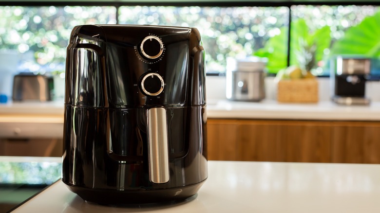 Air fryer on kitchen counter