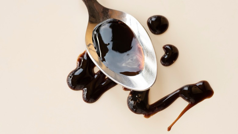 Spoonful of balsamic vinegar