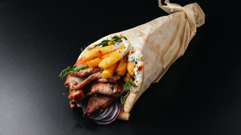 Greek gyros wrap