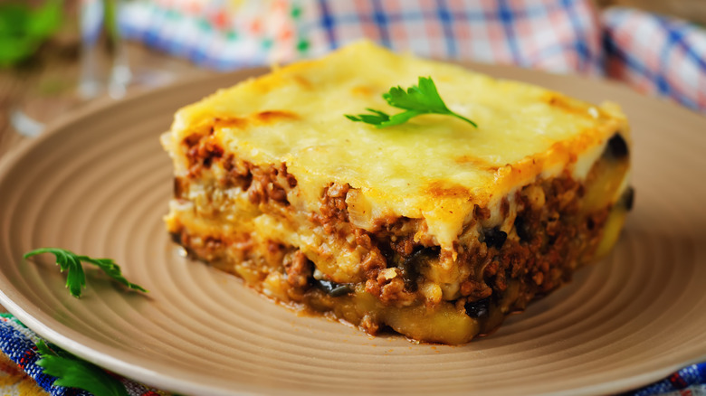 authentic Greek moussaka