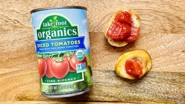 Take Root Organics canned tomatoes