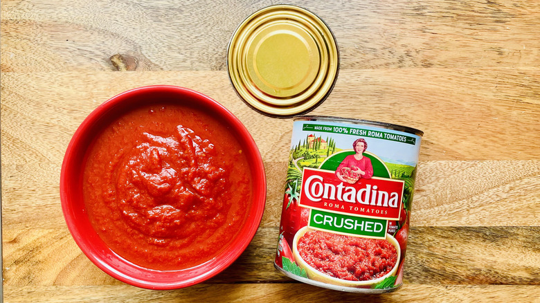 canned contadina crushed roma tomatoes