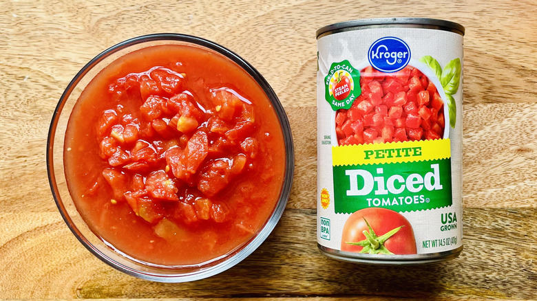 Kroger Petite Diced canned tomatoes 