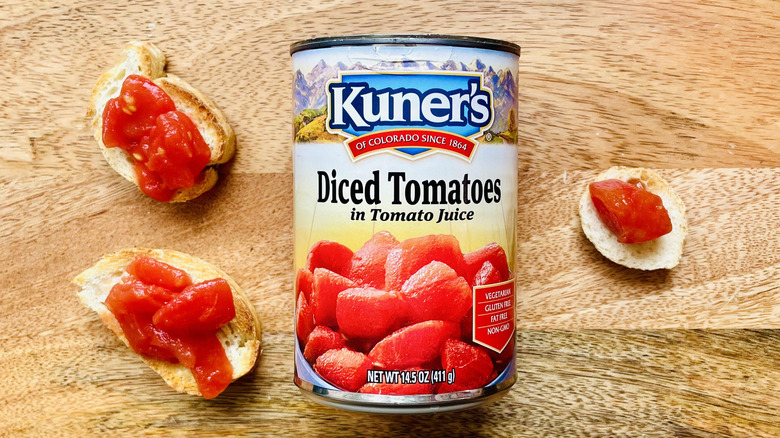 Kuner's Petite Diced canned tomatoes