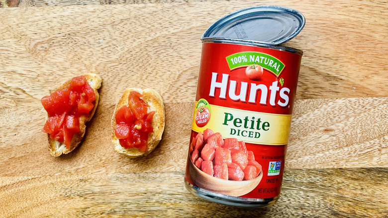 Hunts Petite canned tomatoes