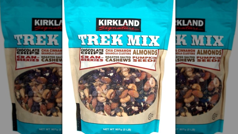 Costco Kirkland Trek Mix blue bag