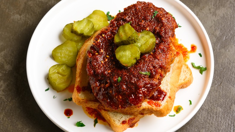 Nashville-style hot chicken