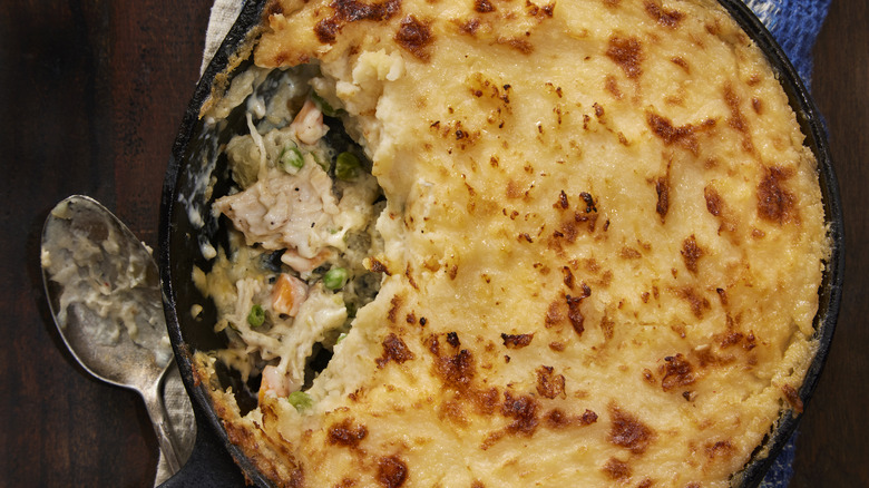 Shepard's pie in cast iron