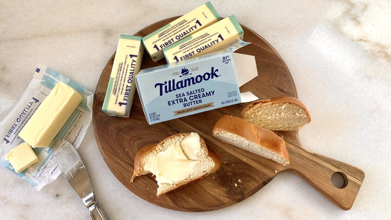 Tillamook sea salted extra creamy butter