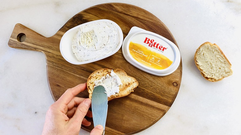 Better Butter garlic parmesan basil butter