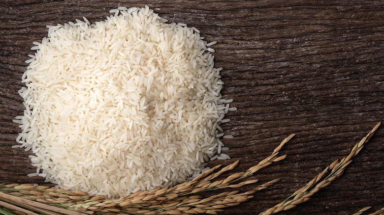 long grian white rice