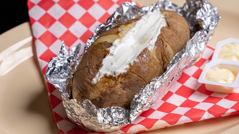 smoked baked potato