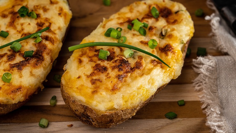 twice baked potatoes with cheese