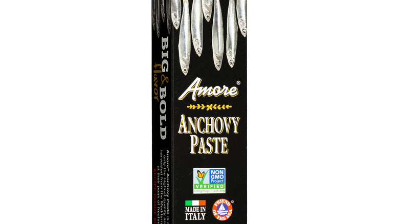 Box of anchovy paste