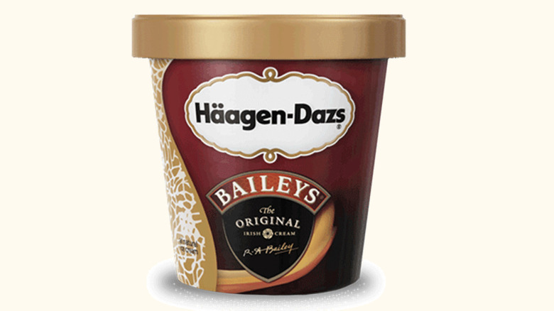 carton of Häagen-Dazs Baileys ice cream 