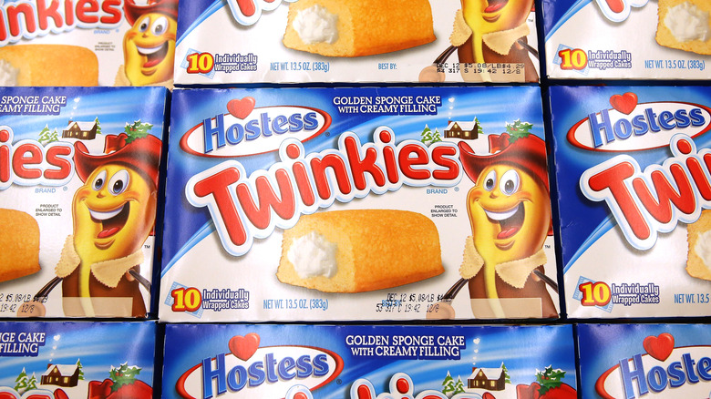 boxes of hostess twinkies