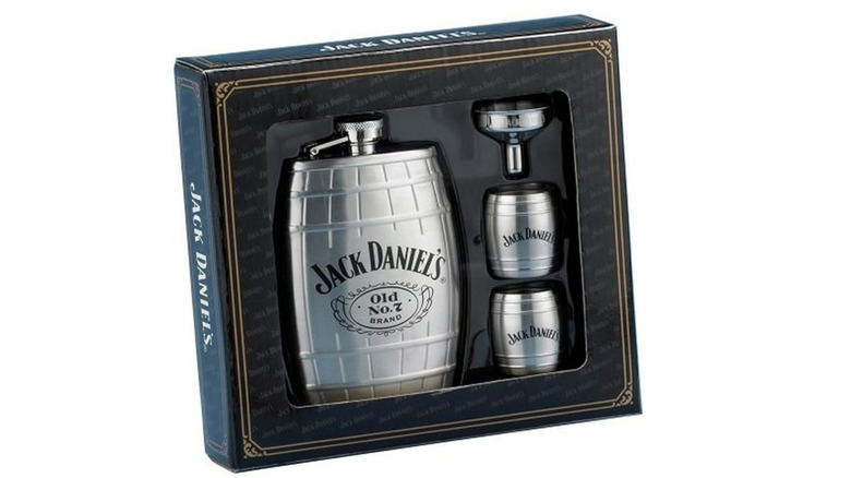 Jack Daniel's Barrel Flask Gift Set