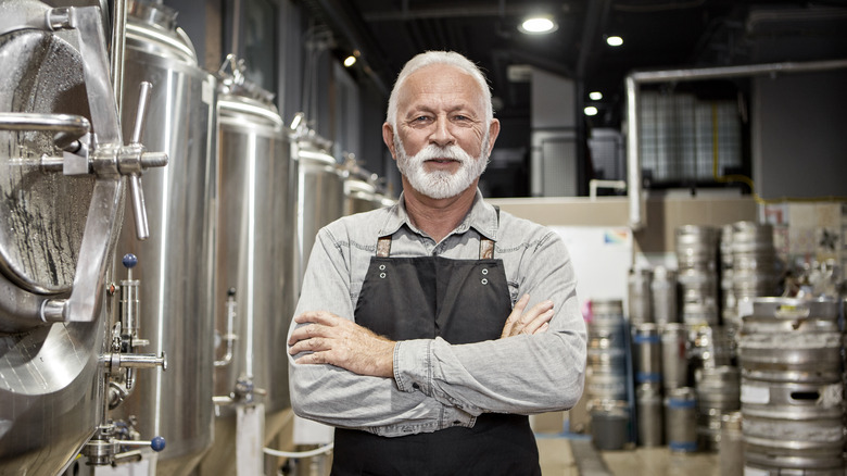 an older brewery worker