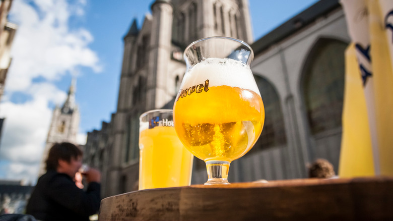 a beer in Belgium