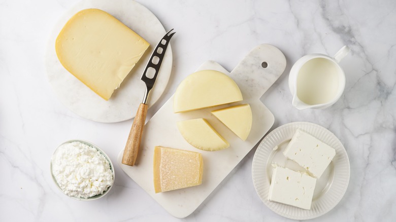 various types of cheese