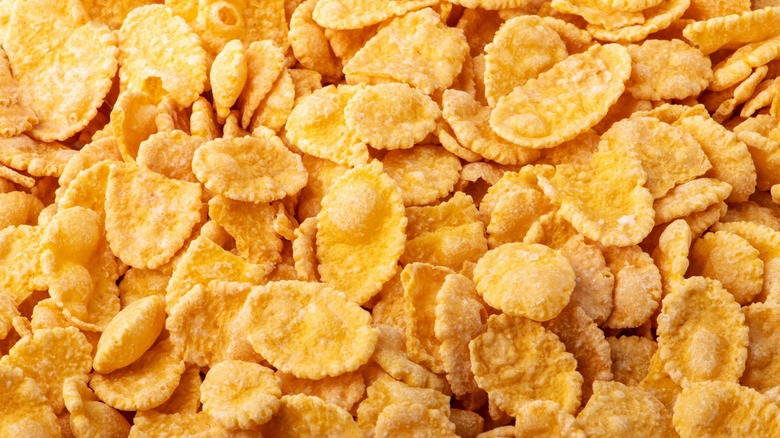 close up of cornflakes