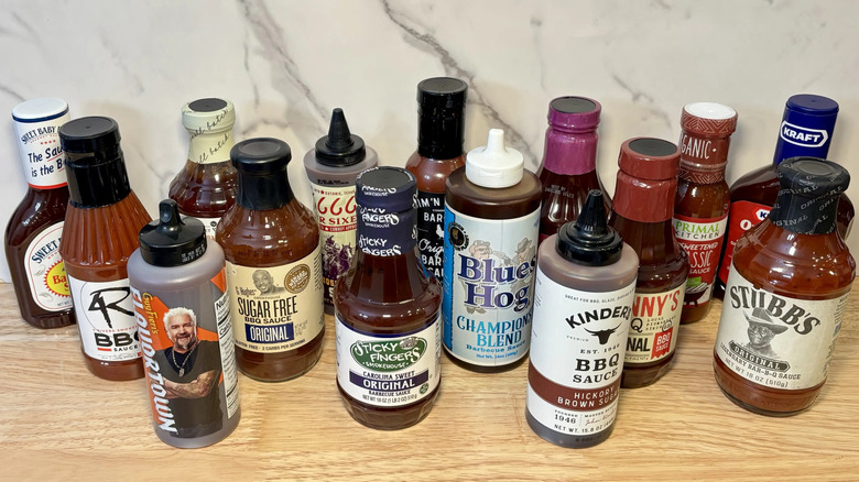 collection of ranked sauces