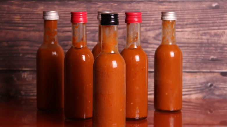 hot sauce bottles