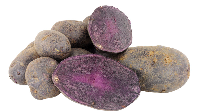 Purple majesty potatoes