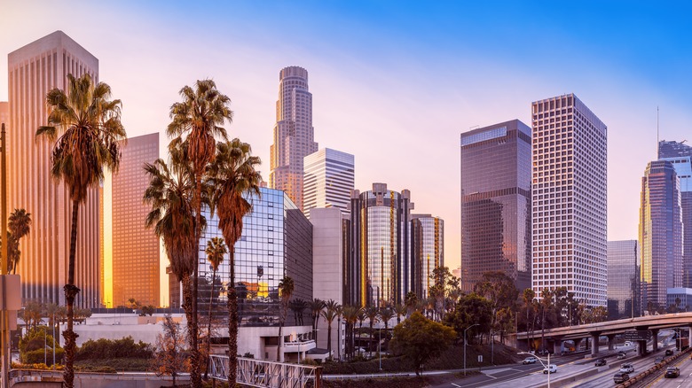 Los Angeles at sunrise