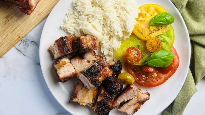 barbecued pork belly