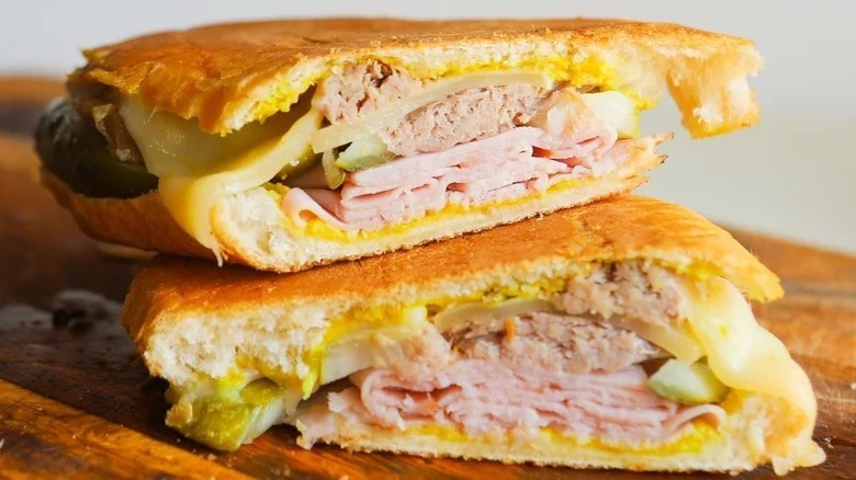 melty Cuban sandwich