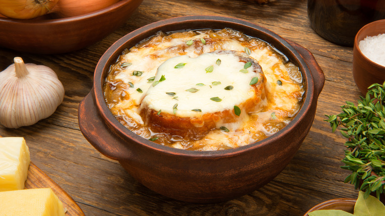 bowl of French onion soup