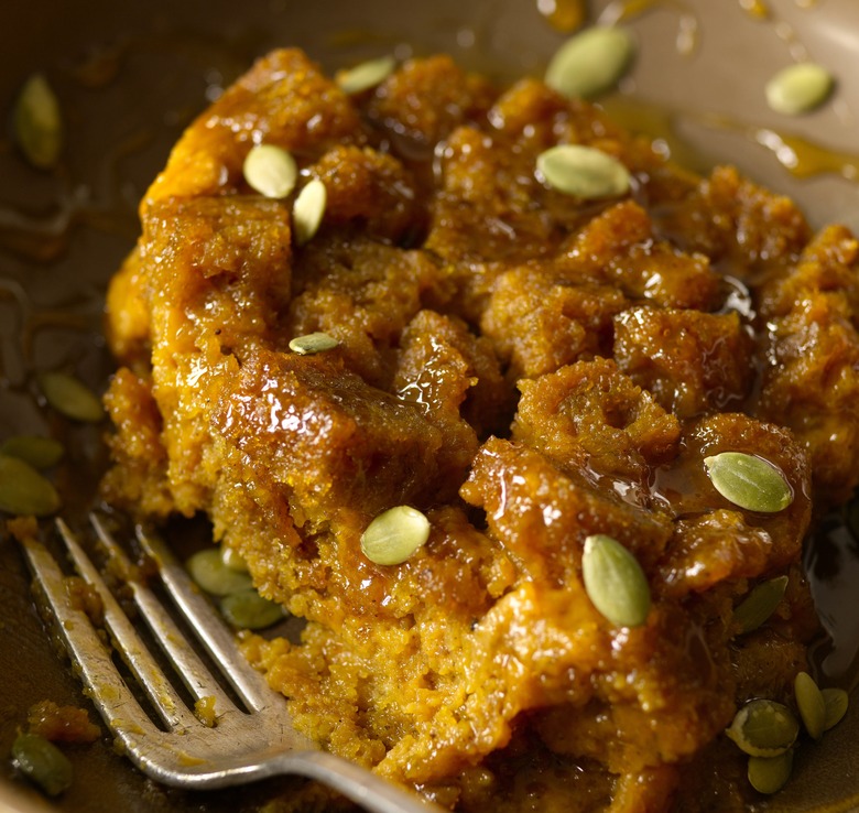 Pumpkin pie will be orange with envy when it sees Bobby's Flay's bread pudding.