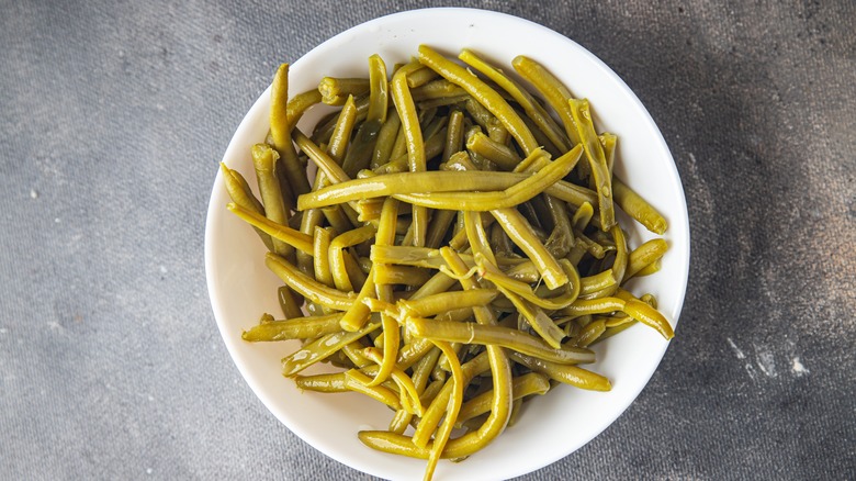 canned green beans