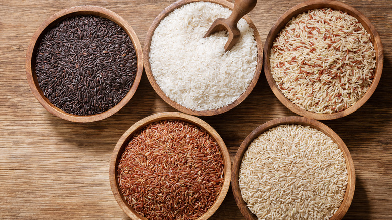 various types of rice