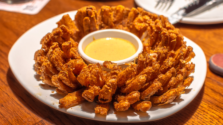 Bloomin' onion at Outback Steakhouse