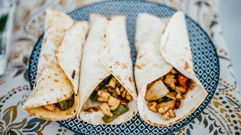 fajitas on a plate